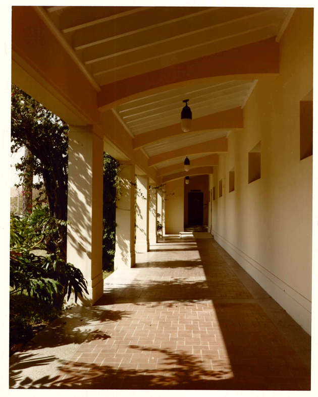 External hallway of Cor Jesu Chapel